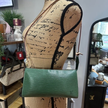 The Junco Handbag -CS LV Epi in Green