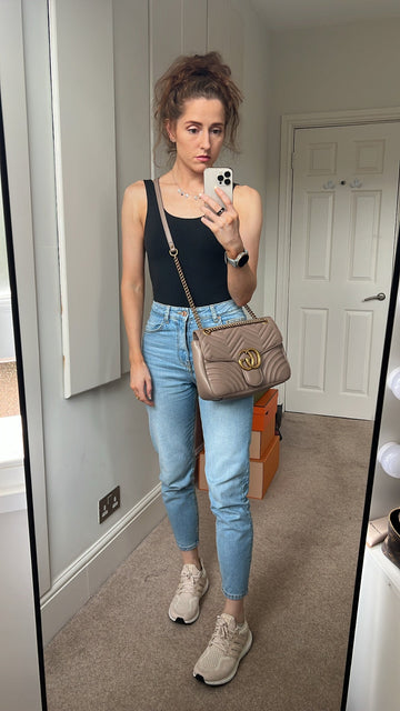 Gucci VS Dusty Pink Marmont Medium Shoulder Bag