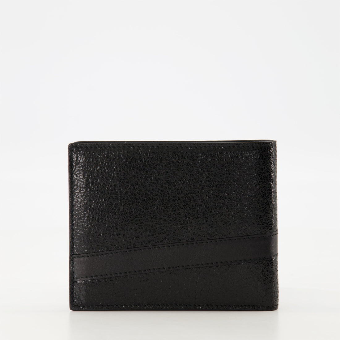 Portefeuille en cuir texturé