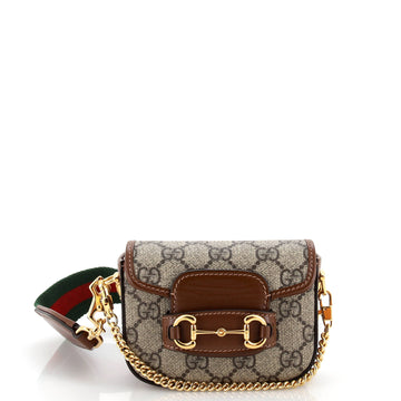 Horsebit 1955 Flap Wallet with Strap VS Coated Canvas