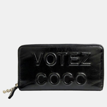 Black Botez Coco Long Wallet