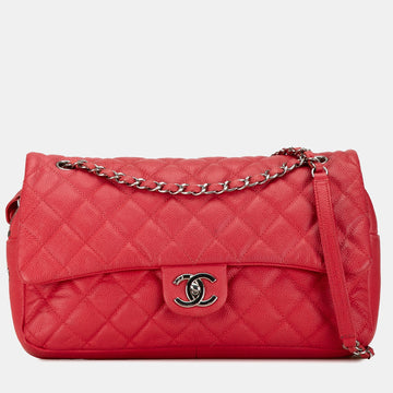 Jumbo Caviar Easy Flap Bag