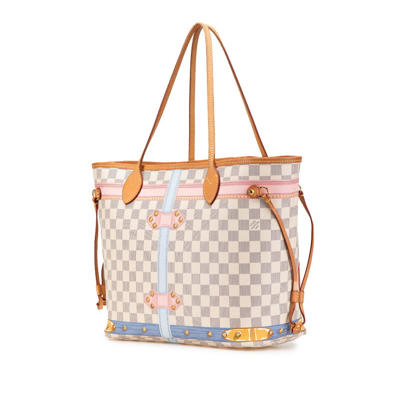 Louis Vuitton Damier Azur Neverfull MM 2way Tote Bag N41065