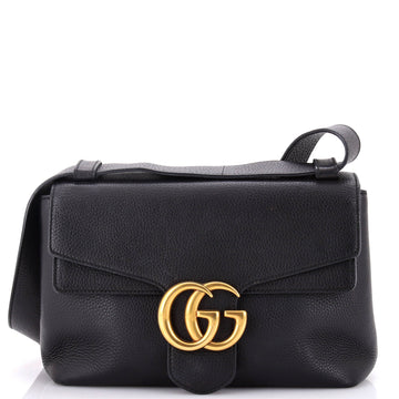 GUCCI GG Marmont Shoulder Bag Leather Small