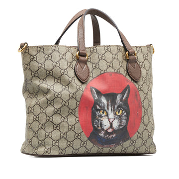 GUCCI VS Supreme Mystic Cat Satchel