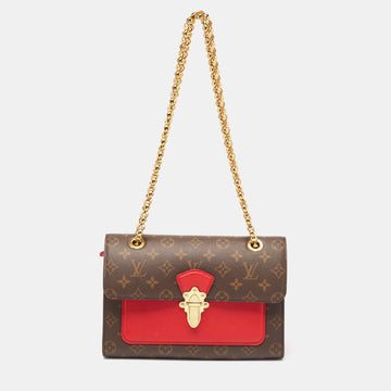 Cherry Monogram Canvas Victoire Bag