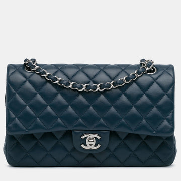 Medium Classic Lambskin Double Flap