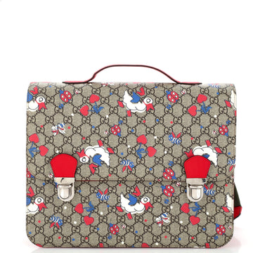 Children's Flap Backpack Printed VS Coated Canvas