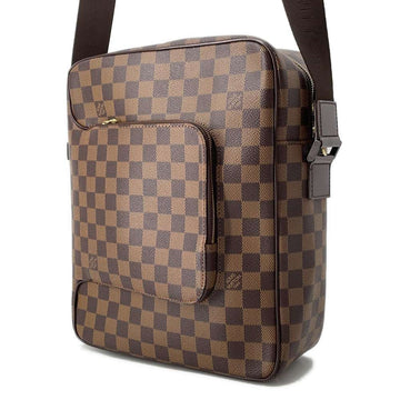 LOUIS VUITTON Olav Red N41441 Damier Ebene Canvas Size MM