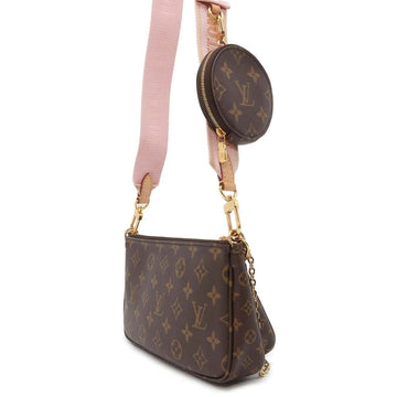 LOUIS VUITTON Multi Pochette Accessoires Rose claire M44840 Monogram