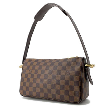 LOUIS VUITTON Ravello Red N60006 Damier Ebene Canvas Size GM