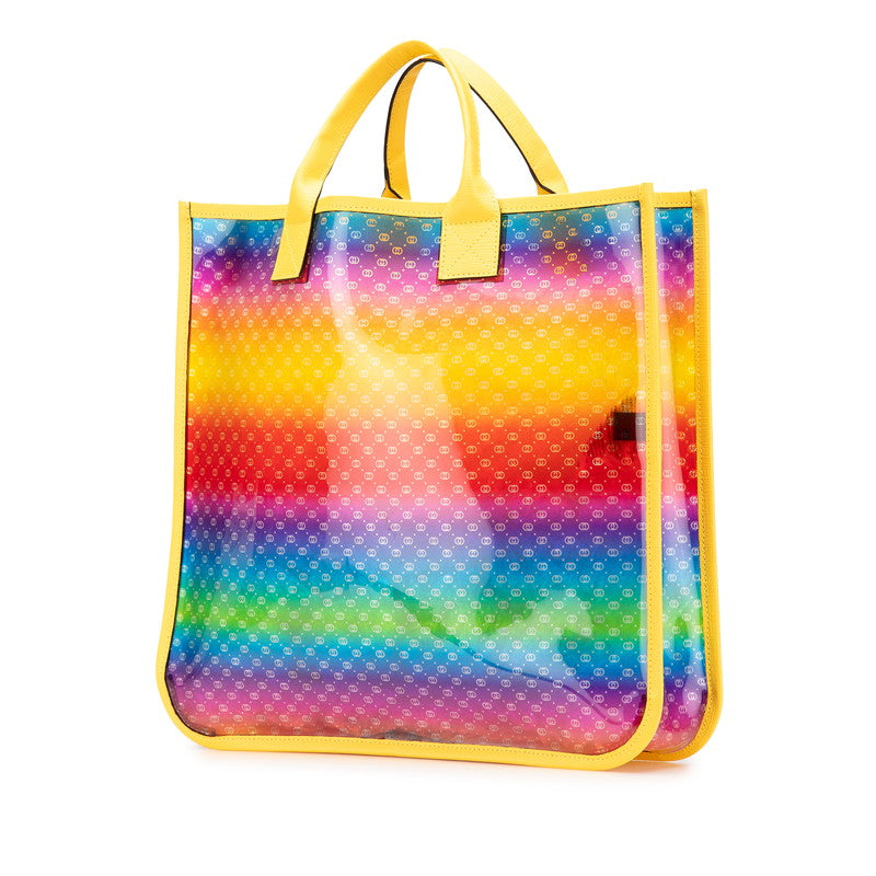 Gucci PVC Rainbow Tote Bag 550763