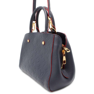 LOUIS VUITTON Montaigne Marine Rouge M42747 Monogram Empreinte Leather Size BB