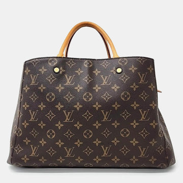 Brown Monogram Canvas Montaigne GM Handbag