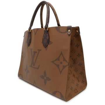 LOUIS VUITTON Onthego Red M45321 Monogram Monogram Reverse Canvas Monogram Giant Size MM