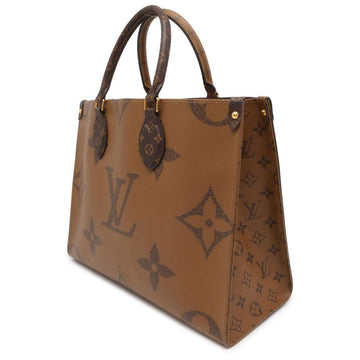 LOUIS VUITTON Onthego Red M45321 Monogram Monogram Reverse Canvas Monogram Giant Size MM