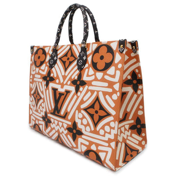 LOUIS VUITTON Onthego Creme caramel M45359 Monogram / Giant LV Clafoutis Size GM
