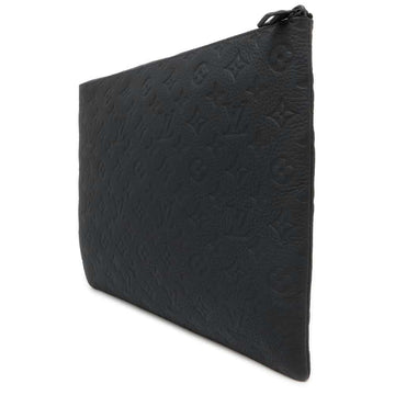 LOUIS VUITTON Pochette?A4 Noir M67461 Monogram / Taurillon Virgil Abloh