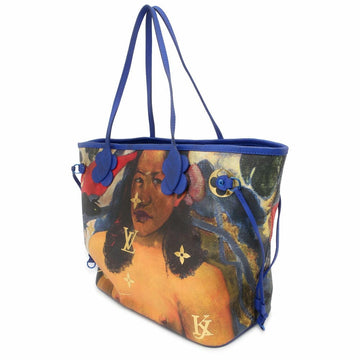 LOUIS VUITTON Neverfull Gauguin Masters Collection Blue/Multicolor M43359 Monogram Celty Size MM