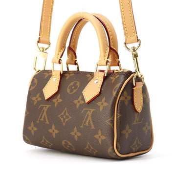 LOUIS VUITTON Nano Speedy Brown M81085 Monogram