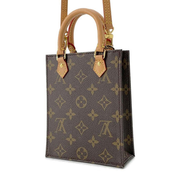 LOUIS VUITTON Petit Sac Plat Brown M69442 Monogram