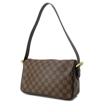 LOUIS VUITTON Ravello Red N60006 Damier Ebene Canvas Size GM