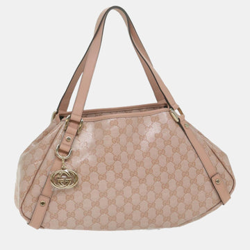 Pink GG Canvas shoulder bag