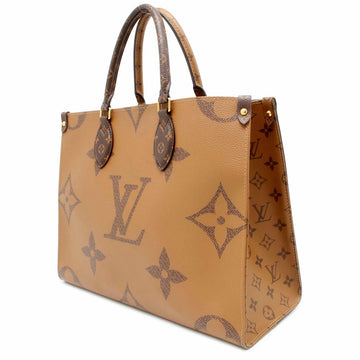 LOUIS VUITTON Onthego Red M45321 Monogram Monogram Reverse Canvas Monogram Giant Size MM
