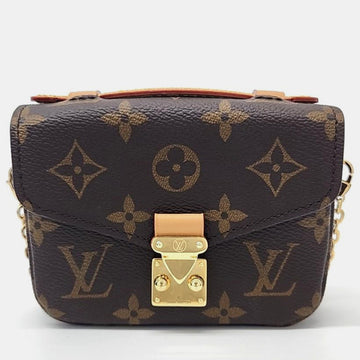 Brown Monogram Canvas Micro Metis Shoulder Bag