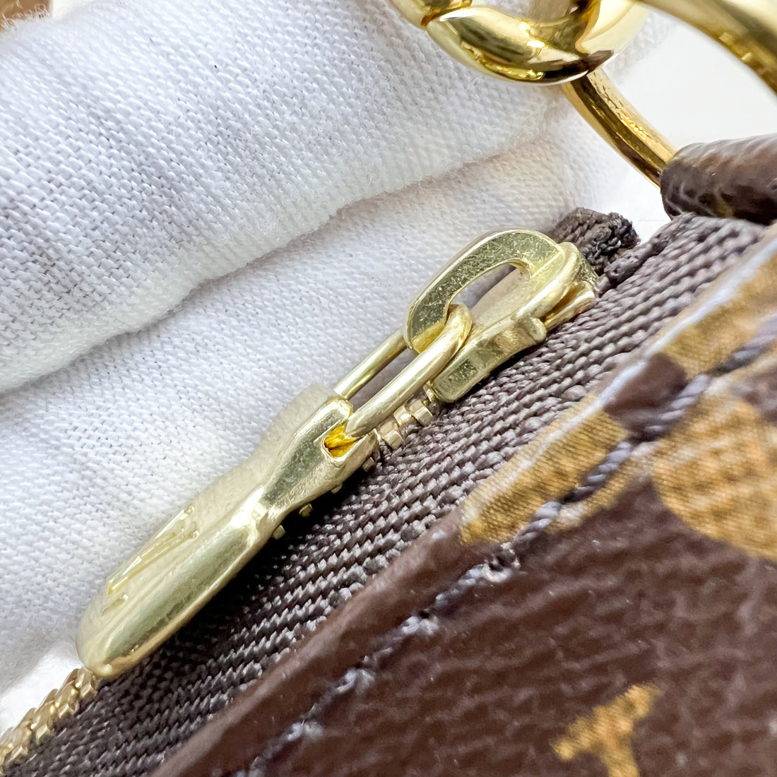 LV Pochette Accessoires in Monogram Canvas and GHW