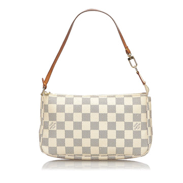 Louis Vuitto Pochette Accessoires Damier Azur Canvas Bag