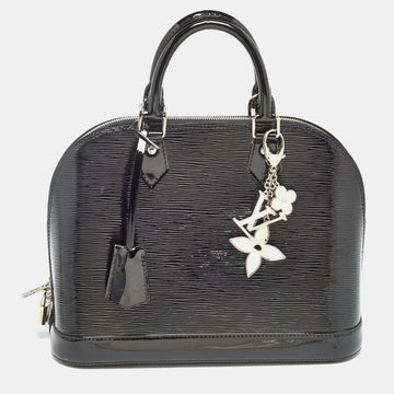 Black Electric Epi Leather Alma PM Bag
