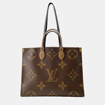 Brown Monogram Reverse Canvas Onthego GM bag