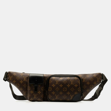 Brown Macassar Monogram Canvas Christopher Bumbag