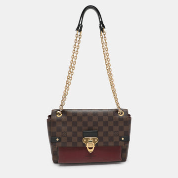 Bordeaux Damier Ebene Canvas Vavin PM Bag