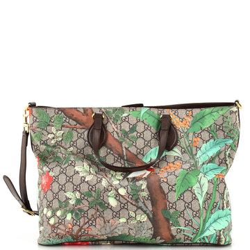 Convertible Soft Tote Tian Print VS Coated Canvas Medium