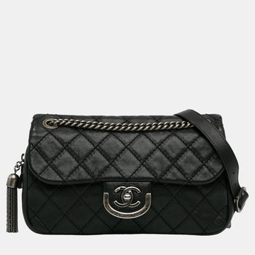 Black Medium Calfskin Paris-Edinburgh Coco Sporran Flap