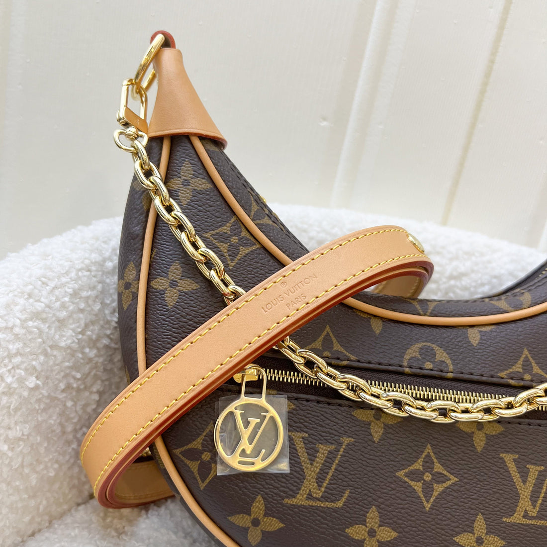 LV Loop Bag in Monogram Canvas and GHW