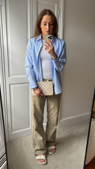 Louis Vuitton Pouch (from Neverfull MM) in Damier Azur