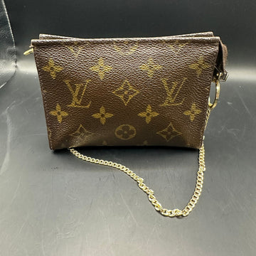 The Junco -CS Monogram Pouch Wristlet