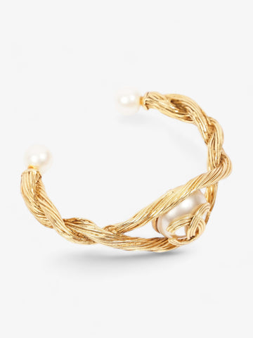 Chanel Mark 94A Bangle  Gold Gold Plated 16.5cm