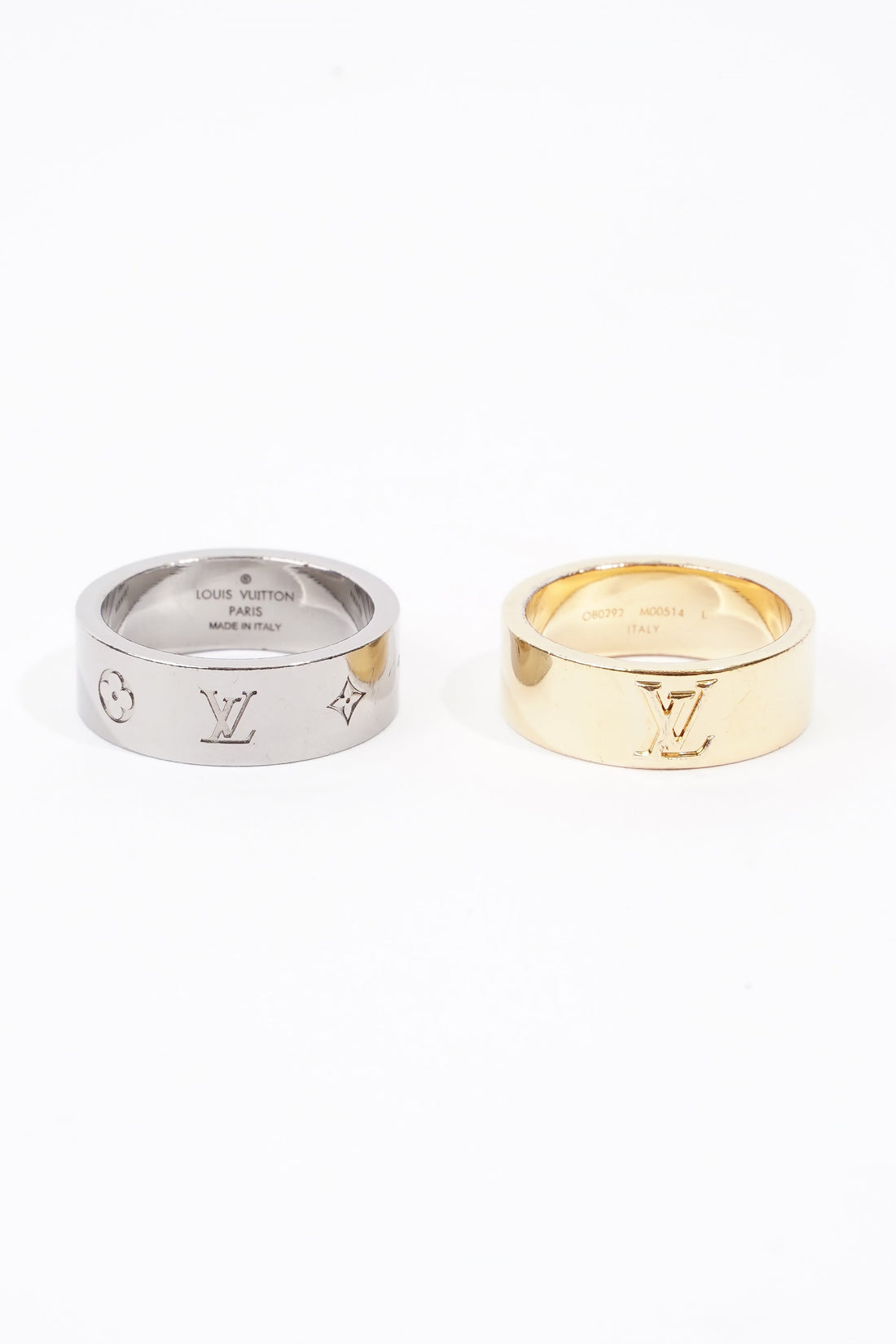 Louis Vuitton Berg LV Instinct Rings Gold / Silver Gold Plated L