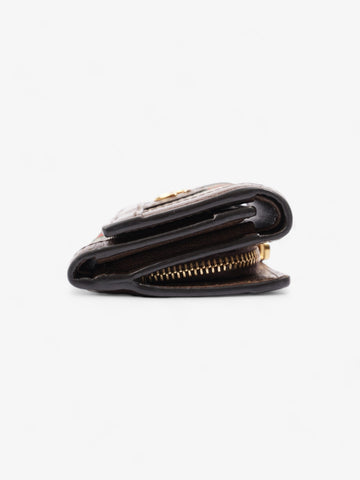 Gucci Ophidia CS French Flap Wallet CS Supreme / Red / Green Coated Canvas