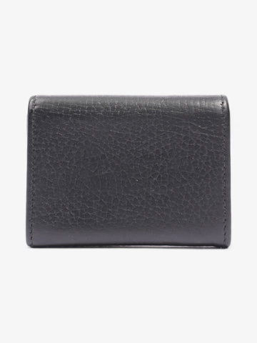 Gucci CS Marmont Trifold Wallet Black Leather