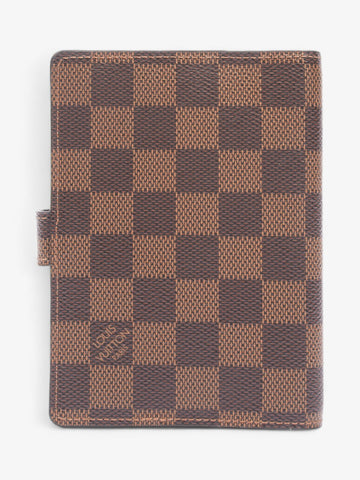 Louis Vuitton Small Ring Agenda Damier Ebene Coated Canvas
