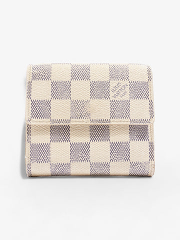 Louis Vuitton Compact Wallet Damier Azur Coated Canvas