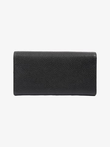 Gucci Marmont Long Wallet Black Leather