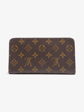 Louis Vuitton Zip Round Wallet Monogram Coated Canvas
