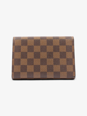 Louis Vuitton Porte Tresor Etui Papier Damier Ebene Coated Canvas