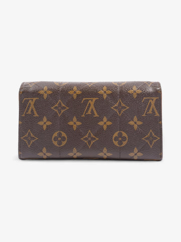 Louis Vuitton Portefeuille Sarah Long Wallet Monogram Coated Canvas